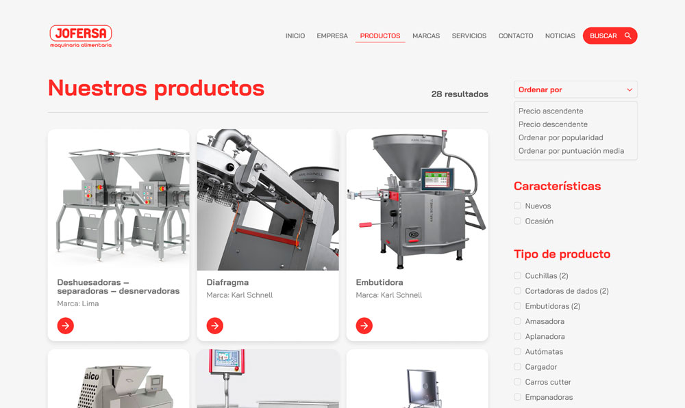 Catalog page