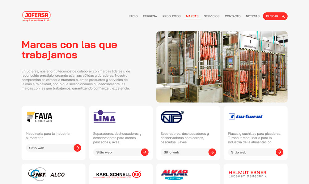 Partners page